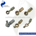 brake hose end fittings for automobil